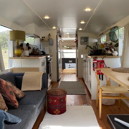 Bus - Tiny Home - 1980S Classic With Off Grid Elegance Faraday Exterior photo
