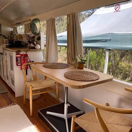 Bus - Tiny Home - 1980S Classic With Off Grid Elegance Faraday Exterior photo